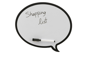 Pizarra Talk pared con rotulador metal