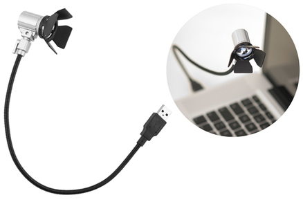 Luz USB Retro Movie plateado Luz USB Retro Movie plateado