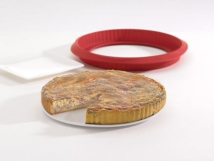 Molde Quiche desmontable Ø28cm con plato de cerámica