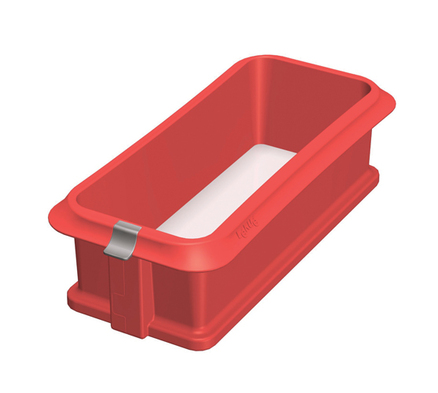 Molde rectangular desmontable 24cm con plato de cerámica