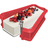 Molde rectangular desmontable 24cm con plato de cerámica