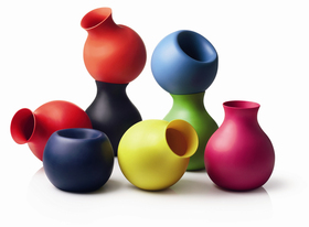 Jarrón De Color Lima Tamaño Pequeño