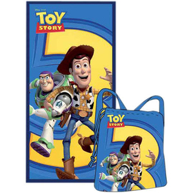 Toalla y mochila Toy Story 3 Disney 75x150cm