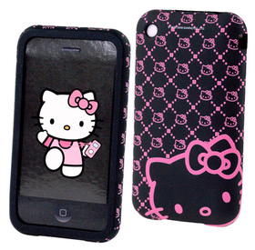 Funda protectora iPhone 3G-3GS Hello Kitty