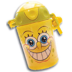 Cantimplora amarilla pop up - Bob Esponja Cantimplora amarilla pop up - Bob Esponja