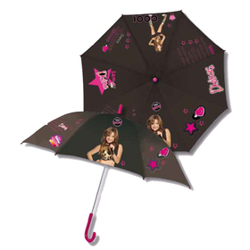 Paraguas negro de la Antonella Divinas Patito Feo 47 cm