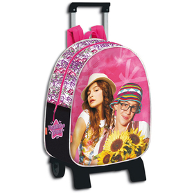 Mochila con carro desmontable de Patito y Antonella- Patito Feo 41 cm