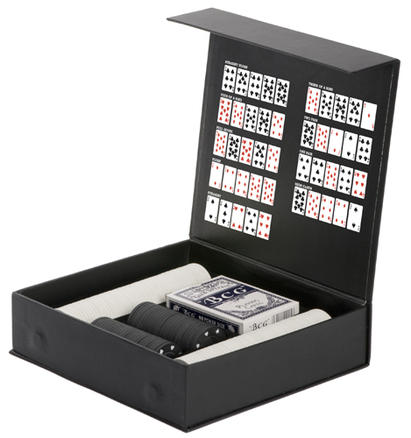 Juego de mesa póquer 150 fichas