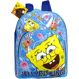 Mochila Bob Esponja pescando medusas