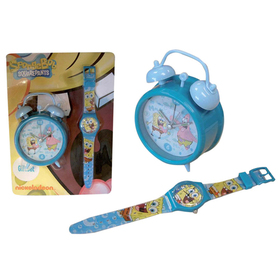 Blister despertador y reloj de Bob Esponja Blister despertador y reloj de Bob Esponja