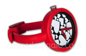 Reloj Análogico POD IO? ION! de color Rojo esfera 2