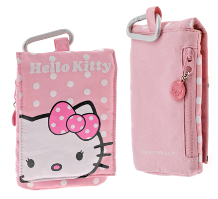 Estuche multifunción Hello Kitty de color Rosa