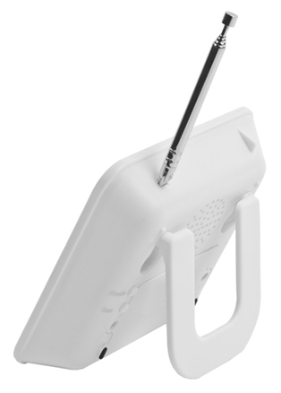 Radio ducha Zen Despertador de color negro utiliza 3 pilas AAA incluidas Radio ducha Zen Despertador de color negro utiliza 3 pilas AAA incluidas