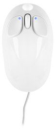 Ratón USB Mouse Mouse inalámbrico de color blanco