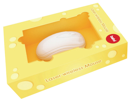 Ratón USB Mouse Mouse inalámbrico de color blanco