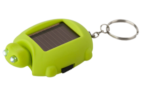 Llavero Turtle linterna solar de color verde
