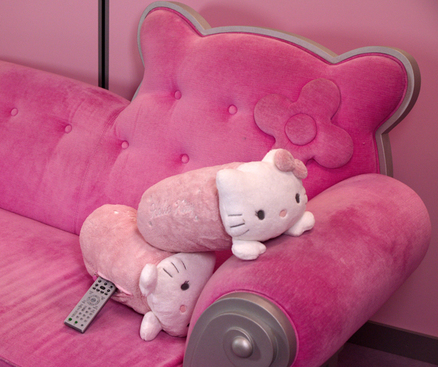Cojín con bolsillo de la Hello Kitty Cojín con bolsillo de la Hello Kitty