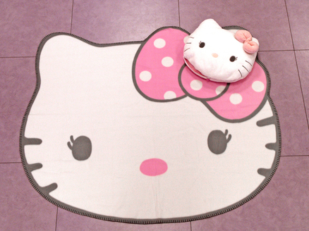 Manta con cojín para guardarla Hello Kitty Manta con cojín para guardarla Hello Kitty