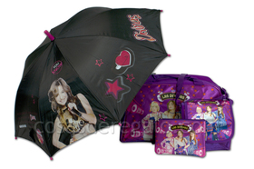 Pack de viaje de las Divinas con paraguas negro Pack de viaje de las Divinas con paraguas negro