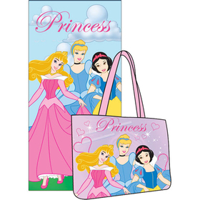 Toalla y bolsa playa Princesas Disney