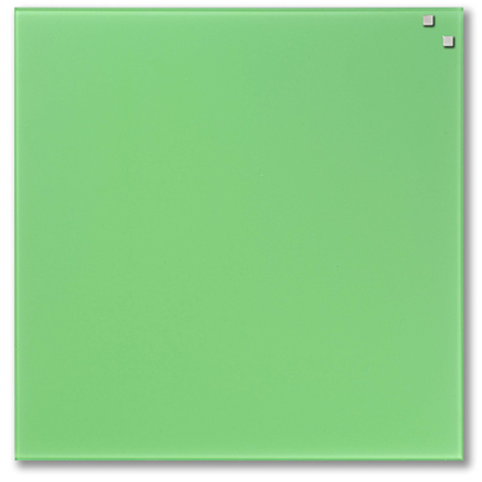 Pizarra Cristal Magnética Verde Claro 45X45