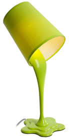 Lámpara de sobremesa Splash de color lima