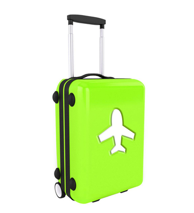 Maleta trolley Airplane de color lima