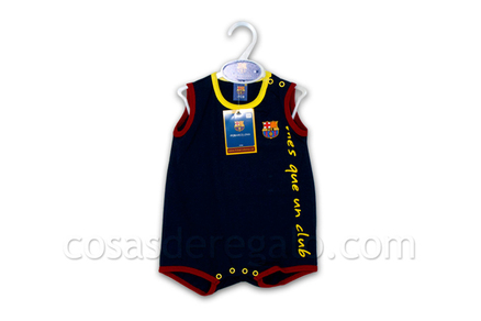Pelele corto FC Barcelona V11 Talla 3M
