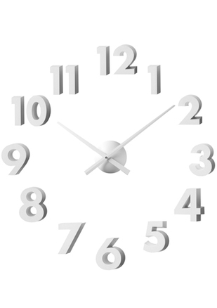 Reloj de pared FX L adhesivo d.60 de color blanco