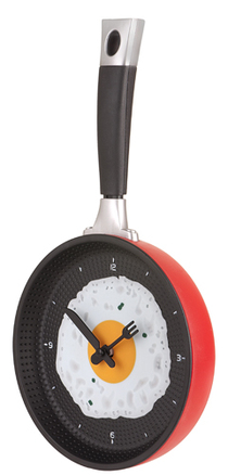 Reloj de pared Sunny Side de color rojo 1xAA no incluida