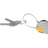 Llavero Hungry Rabbit de metal