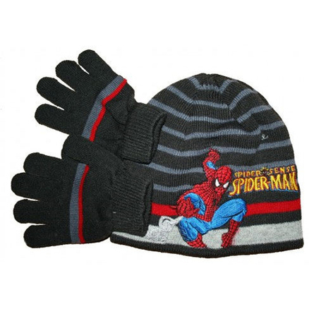 Gorro y guantes Spiderman