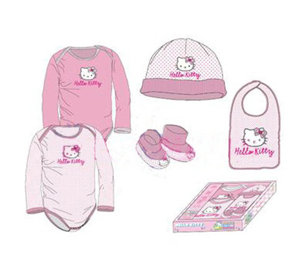 Pack de 5 piezas para el Bebé de la Hello Kitty