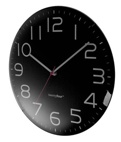 Reloj pared Odyssey de color negro utiliza 1 pila AA