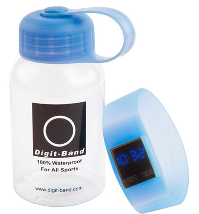 Reloj pulsera Digit Band L (grande) de color azul utiliza 1 pila CR1620 incluida