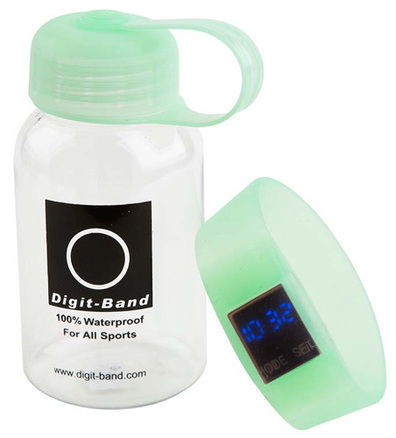 Reloj pulsera Digit Band L (grande) de color verde utiliza 1 pila CR1620 incluida
