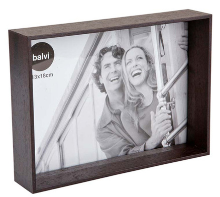 Marco de fotos Halifax para 1 foto 13x18 wengue DM y PVC