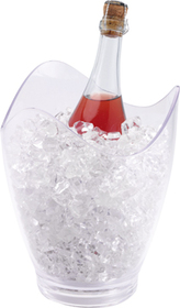 Champañera Salsa transparente acrílico Champañera Salsa transparente acrílico