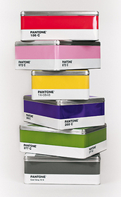 Caja de metal Pantone