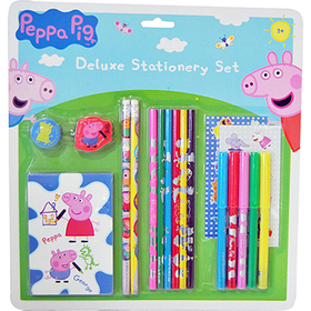 Blíster papelería deluxe Peppa Pig