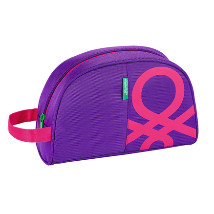 Neceser Benetton de color violeta Neceser Benetton de color violeta