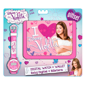 Set reloj y billetera Violetta Disney