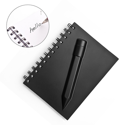 Libreta Picasso 120 hojas de color negro PVC