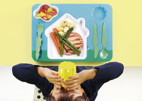 Bandeja para niños Landscape Dinner Set