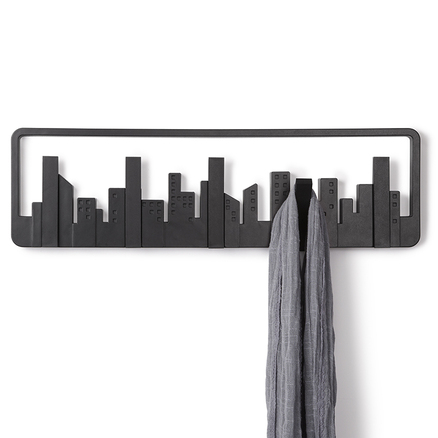Colgador de pared Skyline de color negro