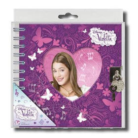 Diario Violetta Disney candado