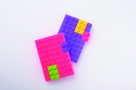 Libreta A6 bloques de construcción de silicona