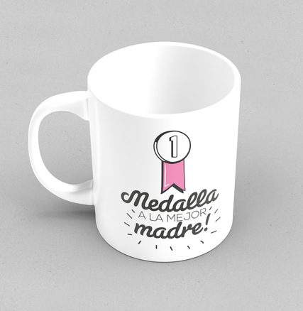 Pack camiseta para mamá 4 con espejo y taza