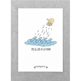 Lámina original Pelillos a la mar