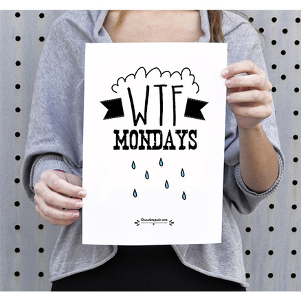 Lámina original WTF Mondays